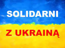 Uczniowie solidarni z Ukrainą.